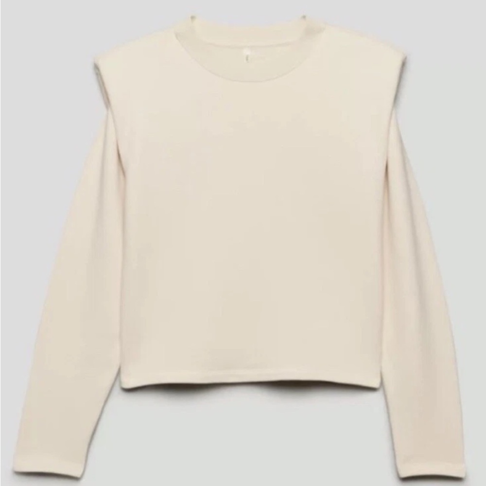 The Group by Babaton "Persona" Cream Long Sleeve Top